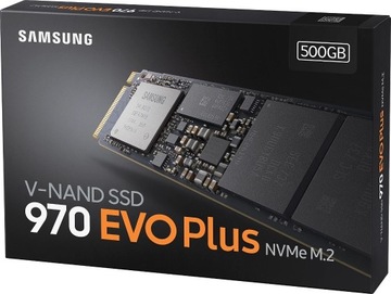 NOWY Dysk SSD Samsung 970 EVO Plus 500GB M.2 2280 PCI-E x4 Gen3 NVMe