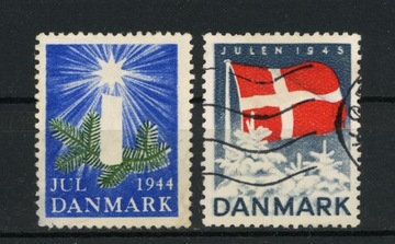 1945 Dania winietki świateczne