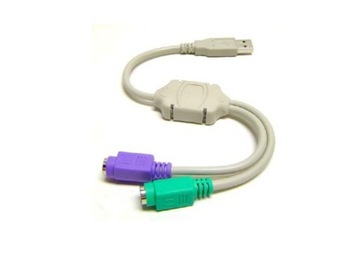 Adapter USB - 2x PS/2 Akyga AK-AD-15 0,25m Gembird