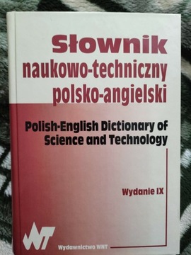 Słownik naukowo-techniczny polsko-angielski wyd IX