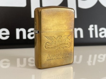 Zippo 1932 - 1990 American Tobacco, Brushed Brass