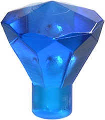 Lego 30153 Kryształ Diament Trans-Dark-Blue
