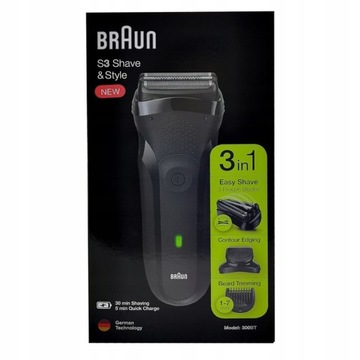 Golarka BRAUN 300BT Series 3 Shave & Style 3w1