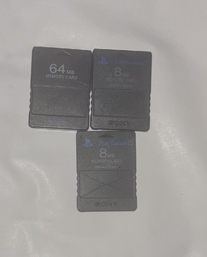 Karty pamięci Sony 8 MB x2 i 64 MB zamiennik