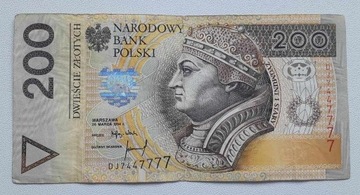 * POLSKA 200 złotych 1994 stan z obiegu Nr 7447777