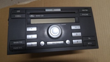 Ford 6000CD CD Radioodtwarzacz z kodem