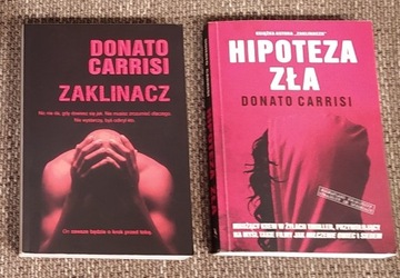 DONATO CARRISI Zaklinacz + Hipoteza Zła (jak nowe)