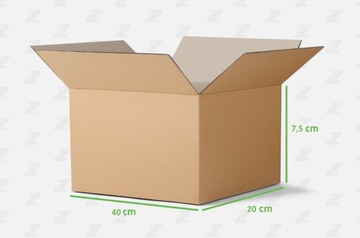pudełko karton 400x200x75 PACZKOMAT A 25szt
