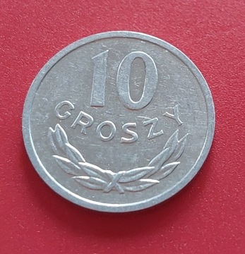 Moneta 10 groszy 1978 r. Al.  Stan II-III.