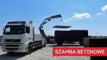 Szambo betonowe / zbiornik betonowy Dostawa HDS