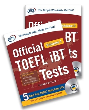 Ang 2x Testy Official TOEFEL iBT Tests + 2xCD