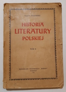 Historia literatury polskiej t. 2 Wojeński 1948r