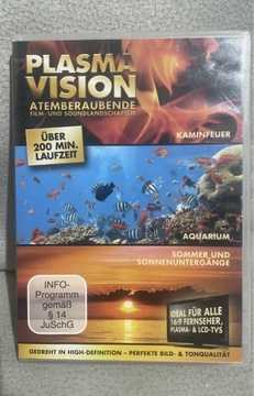 Unikat DVD Plazma Vision, super wygaszacz na TV