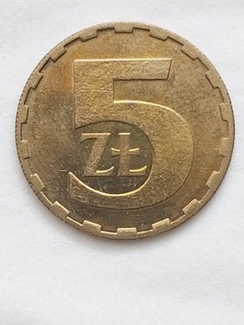 380 Polska 5 złotych, 1989