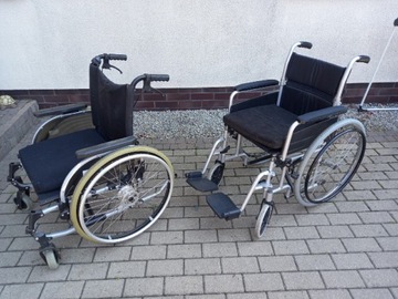 Wózek inwalidzki składany balkonik