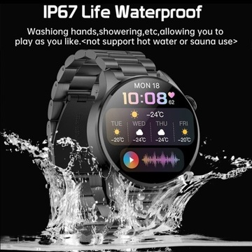 Inteligentny Smartwatch, Bluetooth,Android/IOS