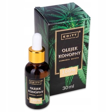 EDITT OLEJEK KONOPNY 100% 30 ML