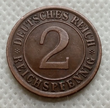 Niemcy - 2 Reichspfennig 1925