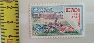 ZNACZEK USA-NEWADA STATEHOOD-100LAT- 1864-1964
