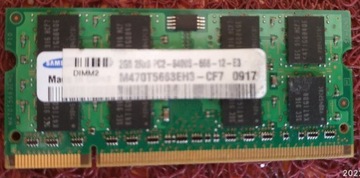 Pamięć sodim DDR2 2GB Samsung