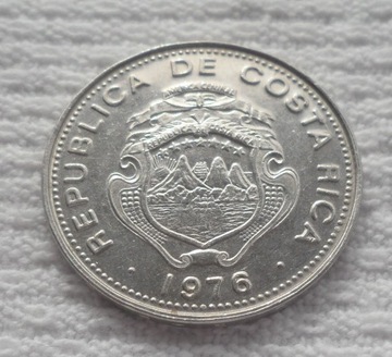 Kostaryka Ameryka Centralna 25 centymów 1976