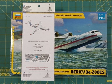 Beriev Be-200ES Zvezda 7034 + PE Microdesign 1/144
