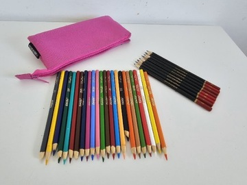 Kredki ołówkowe Crayola zestaw piórnik ołówki