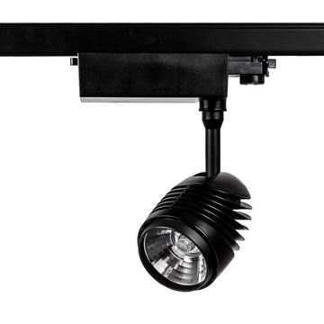 Reflektor szynowy czarny 3F 23W LED 3000K 24 st.