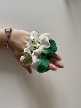 Scrunchies zestaw kiwi