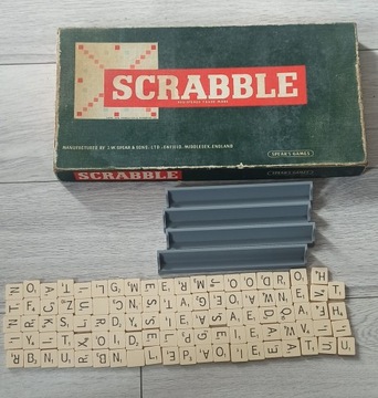 Scrabble wersja angielska 1955 rok