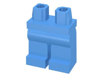 Lego 970c00 Nogi Spodnie Medium Blue Niebieski 