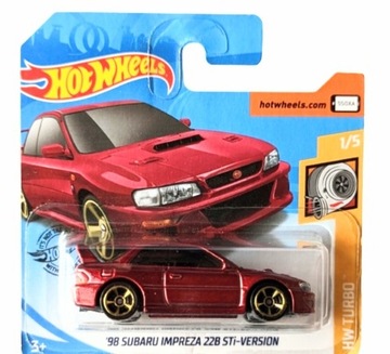 Hot wheels SUBARU IMPREZA 22B STI 1998 borodwy