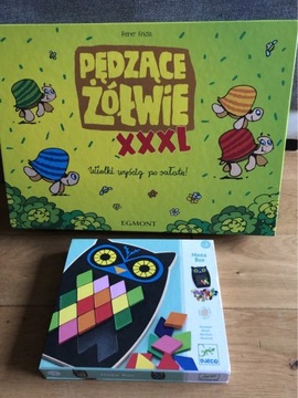 Pędzące żółwie xxl + sowa Djeco