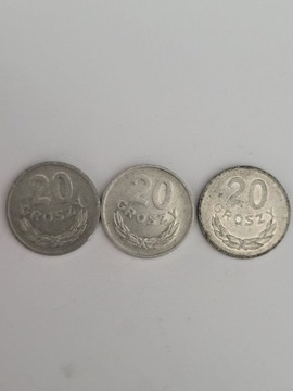 20 gr 1977,1978,1979