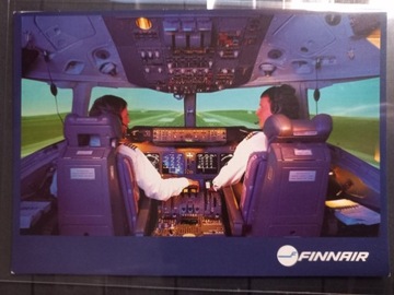 Pocztówka Finnair MD-11 Simulator 