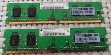 Pamięć RAM HP 2x256MB PC2