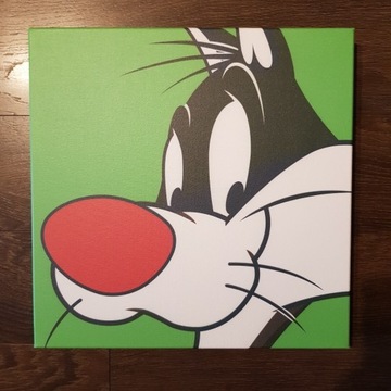 Looney Tunes (Sylvester) - Obraz na płótnie