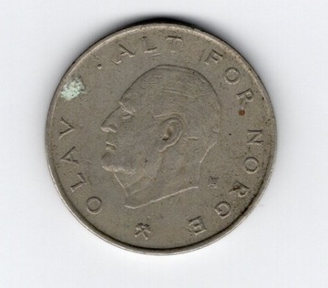 Norwegia 1 korona moneta obiegowa