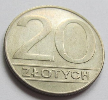 20 złotych 1989 r. 