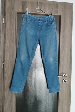 Spodnie jeansy jegginsy L 