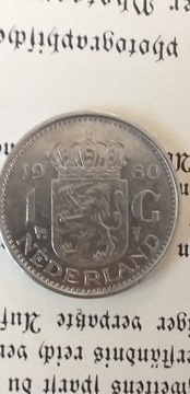 1 gulden Holandia  1980
