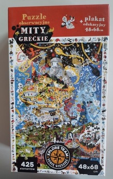 Puzzle obserwacyjne Mity Greckie