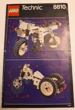 Lego technic 8810 Instrukcja Oryginał