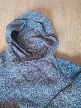 Sweter chłopięcy, sweter z kapturem 110cm