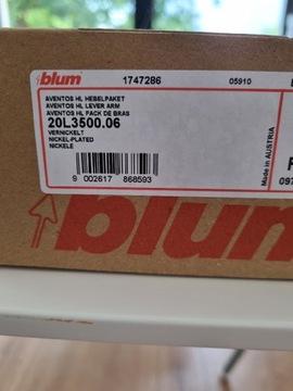Podnośniki Blum aventos HL 20L3500.06