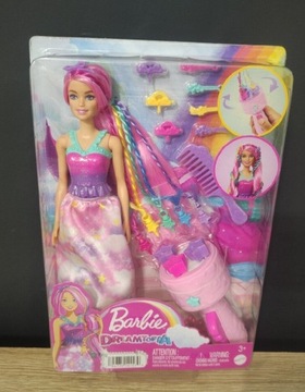 Lalka Barbie Dreamtopia HNJ06 Księżniczka pasemka