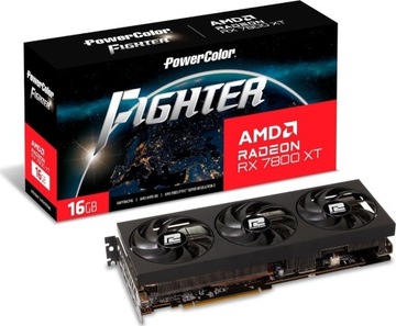 Powercolor Fighter Radeon RX 7800 XT 16GB GDDR6 Gwarancja!