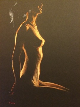 Rysunek "Nude Noir" #373 290x210 mm