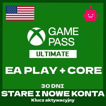 XBOX GAME PASS ULTIMATE + EA PLAY + CORE [30 dni]