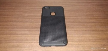 Etui case carbon - Huawei P10 Lite czarne - plecki